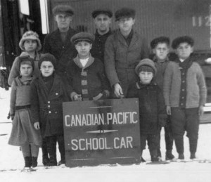 L’autobus scolaire Canadien Pacifique