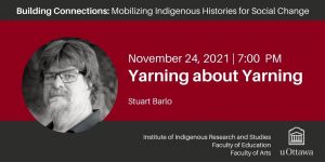 Yarning about Yarning, by Professor Stuart Barlo